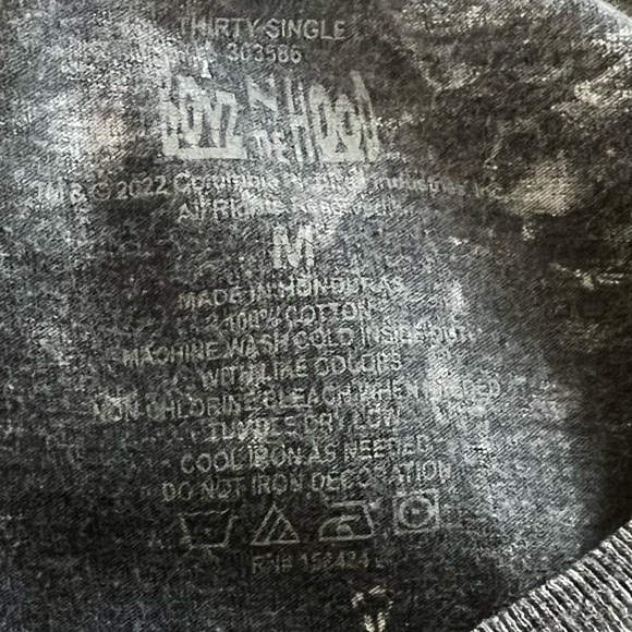 Unisex Ice Cube T-Shirt Size M Gray Stonewashed Graphic Tee Boys N The Hood - Picture 5 of 5